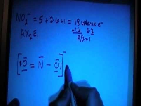 Nitrite Ion NO2 - Lewis Dot Structure