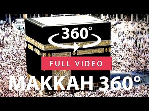 Mecca Makkah Kaaba Masjid FULL Mosque Saudi Arabia 4K HD | 360° VR Virtual Reality & 3D video 2022 🕋