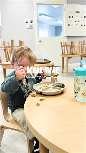 In an infant classroom, meal times are curriculum. They are connection, communication, coordination, and confidence all happening in one small but powerful routine. #seeschool #teachersoftiktok #ece #EarlyLearningMatters #fyp