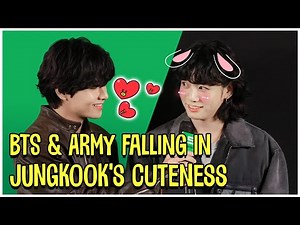 BTS & ARMY Falling In JUNGKOOK's Cuteness
