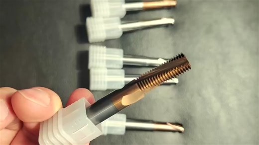 M4 Thread End Mill Screw Thread Milling Cutter Single Edge Milling Cutter Thread Milling Machine for Running