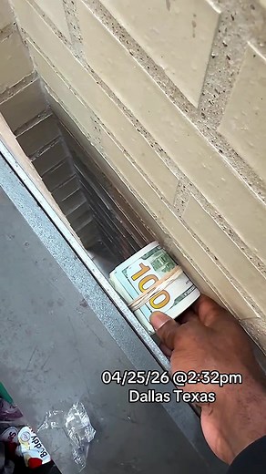 Can you figure out which trash can the money is behind? Finders Keepers, first come first serve 💰🤑 #dallas #dfw #texas #cashdrop #scavengerhunt