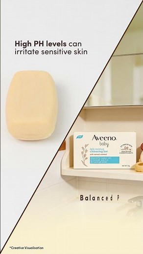 Soap Isn’t Always the Answer | Meet Aveeno Baby Cleansing Bar