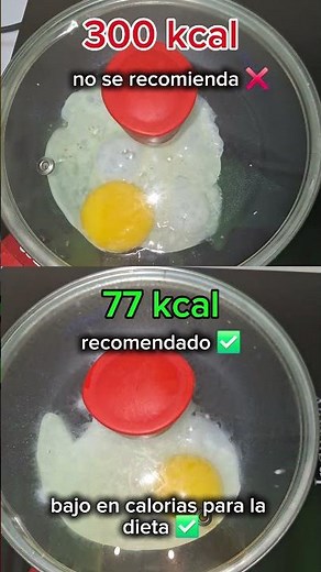 cuantas calorias tiene el huevo frito