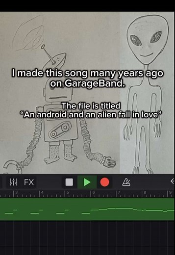 An android and an alien fall in love | aliens