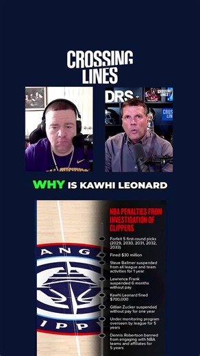 $700K to Kawhi is a rounding error... The Clippers lose five first-rounders... One of these punishments actually hurts. Guess which one‼️