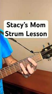 How to Play “Stacy’s Mom” by Fountains of Wayne | Easy Guitar Lesson & Strum Pattern
