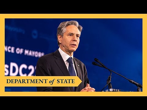 Secretary Blinken delivers remarks at the U.S. Conference of Mayors’ 91st Winter Meeting