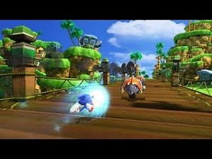 Sonic Generations 3DS: Modern Emerald Coast Gameplay