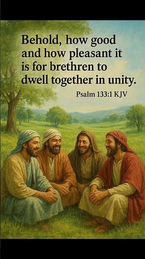 Psalm 133:1 — Dwelling Together in Peace - Unity: God’s Pleasant Gift