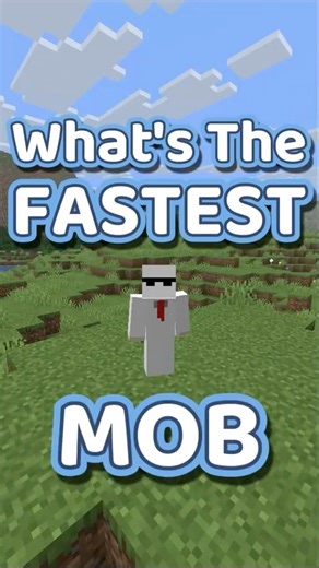 What's the FASTEST Mob in MINECRAFT?