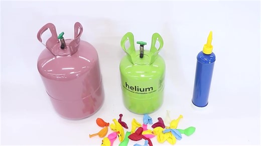 Portable Disposable Steel EC-13 Helium Gas Cylinder Tank 30PCS Low Pressure for Balloons for Balloon Inflation