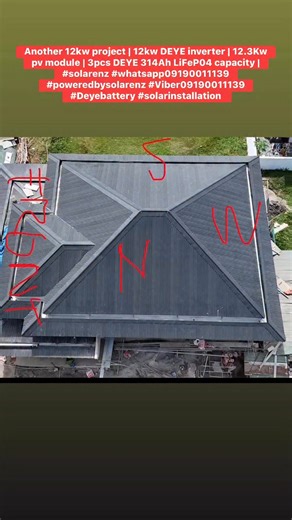 Another 12kw project | 12kw DEYE inverter | 12.3Kw pv module | 3pcs DEYE 314Ah LiFeP04 capacity | #solarenz #whatsapp09190011139 #poweredbysolarenz #Viber09190011139 #Deyebattery #solarinstallation | Sola Renz