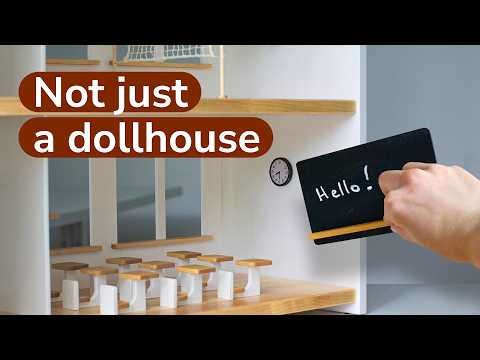 The Most Unexpected Dollhouse: A Modern 1:12 School Tour