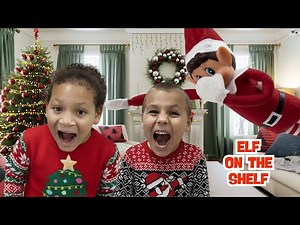 Elf On The Shelf is Chasing Us! Fun Kids Holiday Adventure