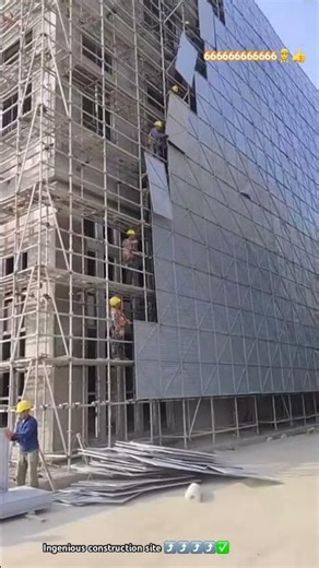 INGENIOUS CONSTRUCTION : Disassemble metal framework after finish building