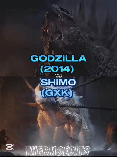 GODZILLA (2014) VS SHIMO (GXK)