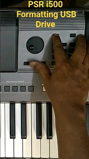 Yamaha PSR i500 | Formatting Your pen drive | Perfect method #keyboardtutorial