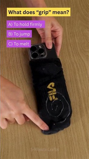Slip-Proof Socks Trick! #englishquiz