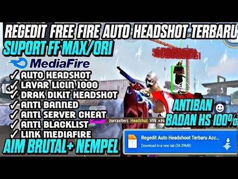 NEW UPDATE‼️AIMLOCK 99% NO DRAG HS PERMANEN WORK [FF BIASA & FF MAX LINK MEDIAFIRE NO PASSWORD