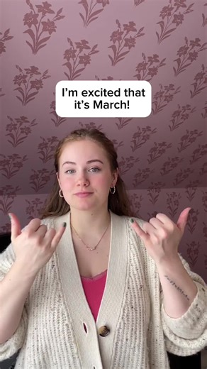 March is here! Let me show you 5 spring ASL signs!🌸🤟 #aslbloom #spring #signlanguage