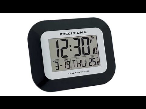 My Precision PREC0097 Radio Controlled LCD Wall Mountable And Desk Clock Review