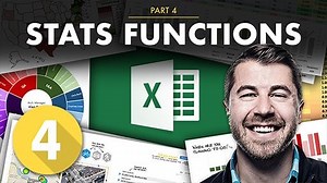 Excel Formulas & Functions Part 4: Statistical Functions | Chris Dutton | Skillshare
