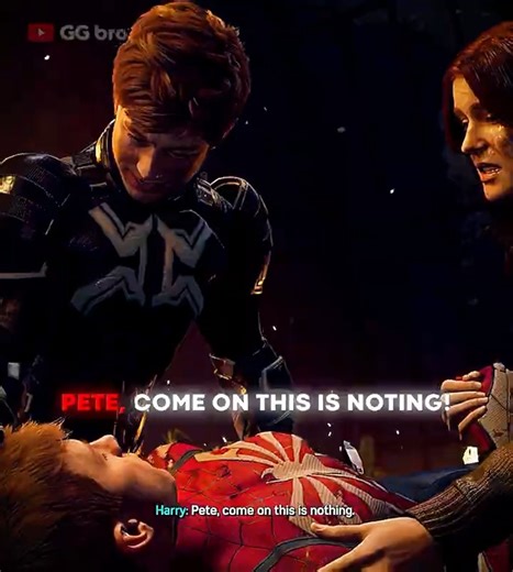 "VENOM SUIT SAVES SPIDER-MAN LIFE" | Spider-Man 2 #spiderman #shorts