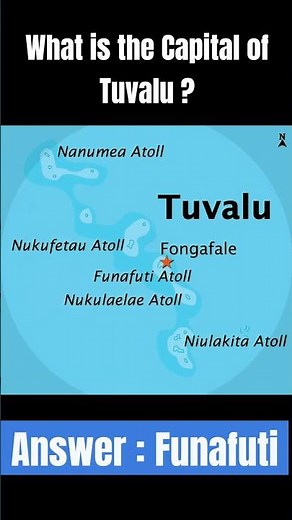 What is the Capital of Tuvalu | #Tuvalu | #Funafuti | #countryandcapital | ‪@pradhanseducation‬