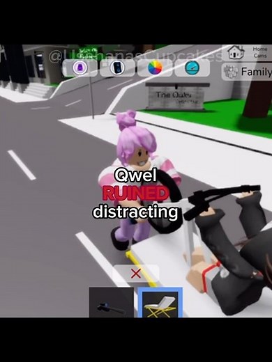 Qwel RUINED distracting 😡#comedy#joke#satire#roblox#dandysworld#brookhaven#dw#fypシ゚#jk#joke#fyp#crk