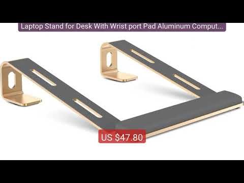 Laptop Stand for Desk With Wrist port Pad Aluminum Computer Stand V... — Top Rated 2026 | Buy Now!
