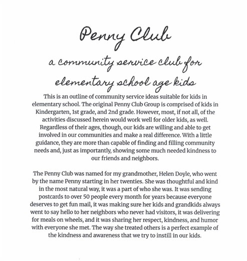 A Guide to Community Service Ideas for Kids - the Penny Club