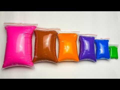 ASMR Clay Unboxing | From Small to Large - Super Satisfying Sounds (6:20Minutes)