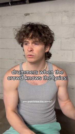 Every Bandmember When the Crowd Knows the Lyrics #bandhumor #bandmemes #drummer #guitarist