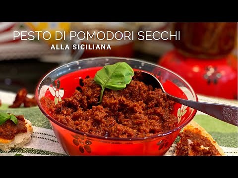 Sicilian-Style Sun-Dried Tomato Pesto / Sicilian-Style Red Pesto