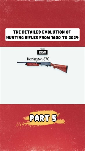 The Detailed Evolution of Hunting Rifles From 1600 to 2024 (5) #evolution #shotgun #shots #truestory #historytime