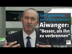 Hubert Aiwanger: "Ideally, we make fuel from sewage sludge" | Controversial | BR24