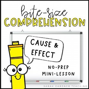 Cause & Effect 1st & 2nd Grade Reading Comprehension Lesson Slides