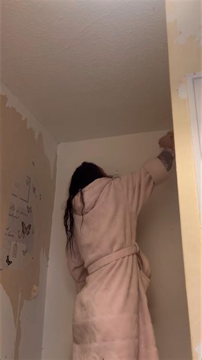 26K views · 155 reactions | Hallway Transformation Part 7 Painting The Wall Black  #black #paint #diy #transformation | The Wisdom Family | Facebook