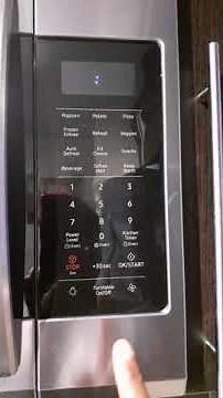 How to set the clock on a Samsung microwave