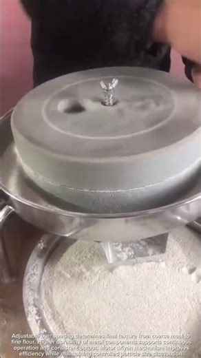 Metal burr grain milling system