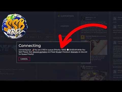 HOW TO JOIN SSB WORLD GTA RP SERVER AND REDEEM A DONATION FOR PRIO!