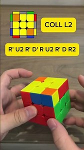 COLL L2 Rubik FingerTrick Tutorial #rubikscube #rubik #cubing #speedcubing #rubik3x3 #rubiks #cfop