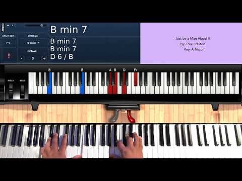 Just Be a Man About It (by Toni Braxton) - Piano Tutorial
