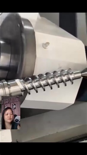 Ganito lang pala ang paggawa ng cyclone milling screw😲🥰 #cyclonemillingscrew #cycloneprocess #hightechmachine | Yazie Pabon