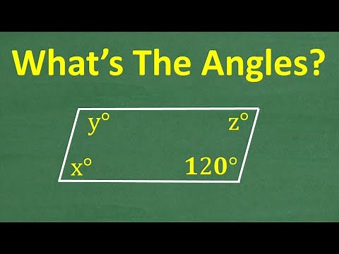 How to Find the Angles in a Parallelogram – Step-by-Step Geometry Example