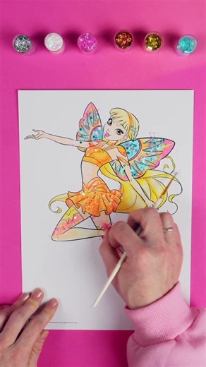 Let’s make Stella sparkle with color! ✨🎨 #shorts | Winx Club: The Magic is Back