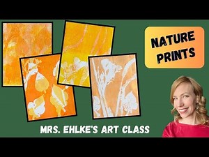 Nature Printmaking with a Gelli Plate