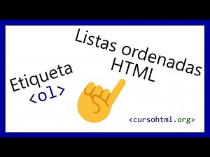 ▷ Listas Ordenadas HTML | Como USAR y APLICAR la etiqueta ol ✅