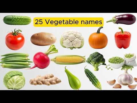 Vegetables name ukg class #todayclass
